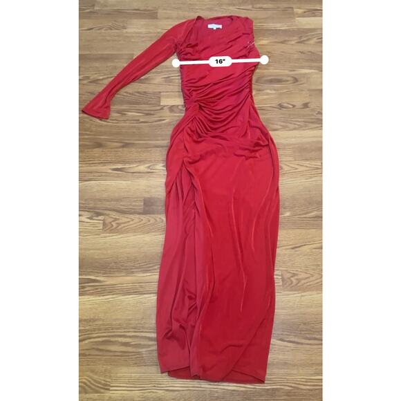 Katie May LA Bodycon  ARYA LONG GOWN IN SCARLETT RED SIZE M - Picture 5 of 13